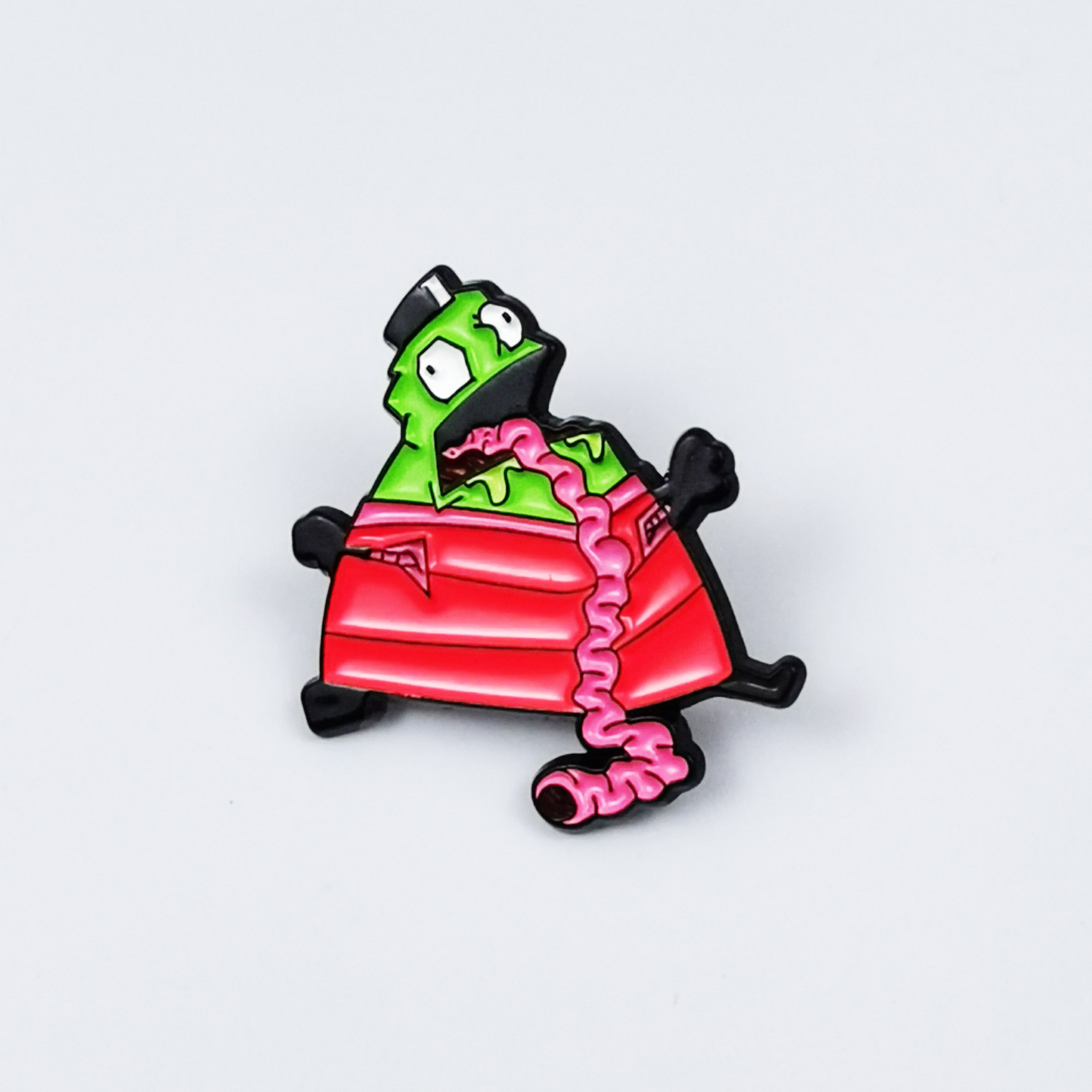 Broche de la serie de zombies de dibujos animados, estilo divertido, accesorios para niños, insignias, ropa linda, top, medalla de alfiler image 8