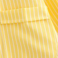 Women's Casual Loose Fit Stripe Shirt With Pocket, Long Sleeve Polo Collar Blouse, Comfortable Breathable Tops For Spring Summer_ecoleips.com