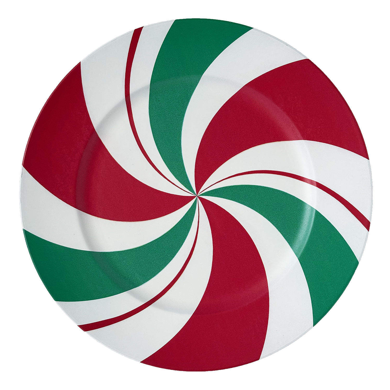 Charger plate Navidad UV impresión fiesta vacaciones hotel plato de bocadillos plato decorativo al por mayor transfronterizo transfronterizo