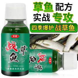 战草鱼狂提拉钓鱼小药黑坑野钓鱼饭料水库草鱼开口添加剂鲤鱼饵料