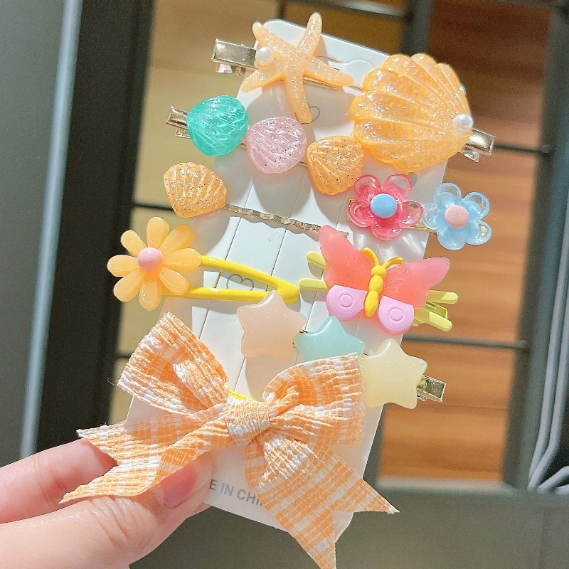50g Weight Hair Clip Hair Accessories Type 1 Set Quantity Holiday, Daily Occasion Plastic Material Flower, Bow Knot Pattern All Seasons Season Girl'S Gender Cute, Simple Style Style Cute Simple Style Girl'S Flower Bow Knot Plastic Hair Clip 11