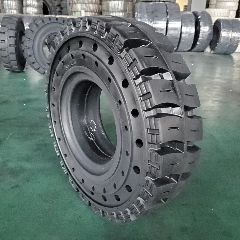 工业叉车实心轮胎6.00-9 叉车轮胎实心轮胎600-9 6.50-10可配钢圈