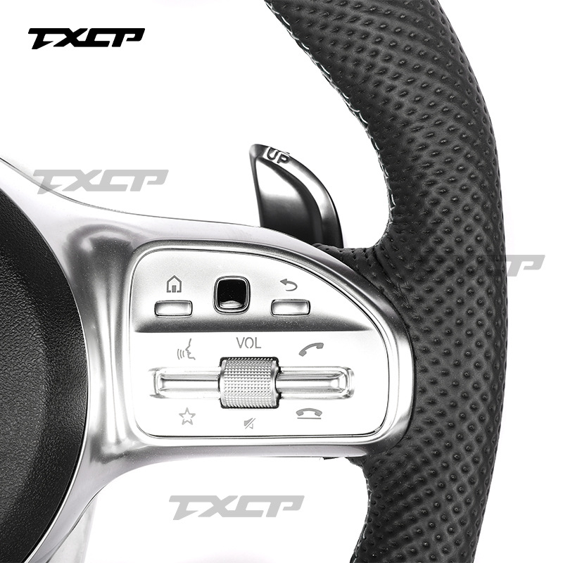 Suitable for Mercedes-Benz W206W205W204 W211 AMG GT GLE CLA upgraded leather car steering wheel