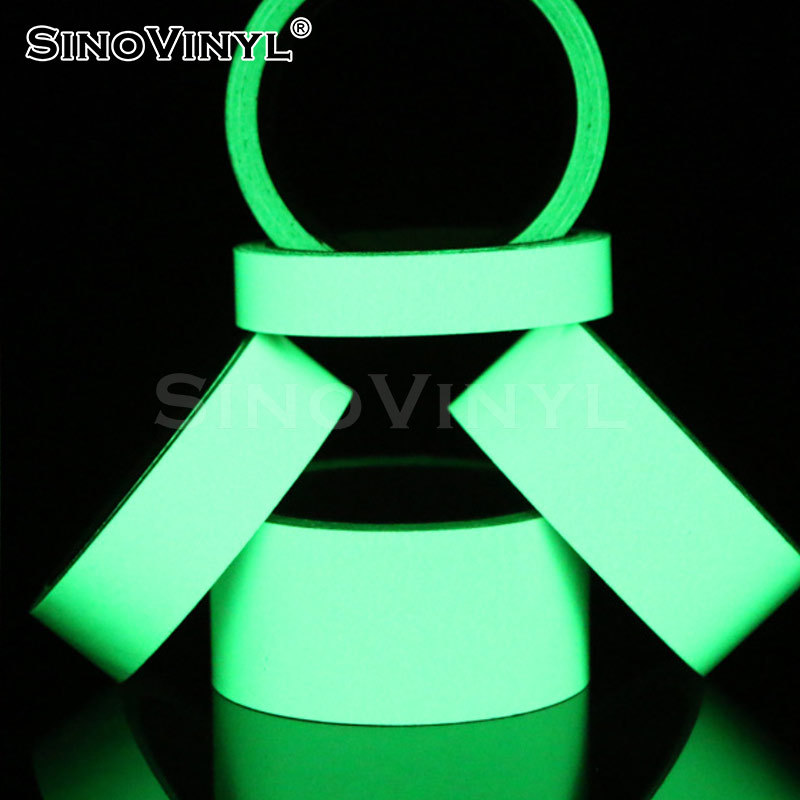 Película luminosa verde de PVC, película de almacenamiento de luz fotográfica de inyección de tinta, película reflectante PET, etiqueta luminosa, etiqueta de advertencia, película reflectante