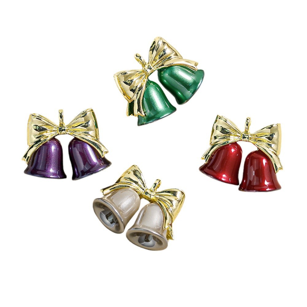 Heidi casa aleación campana joyería colgante colgante pequeña fragancia viento goteo de aceite joyería de Navidad accesorios llaveros de cadena de teléfono móvil