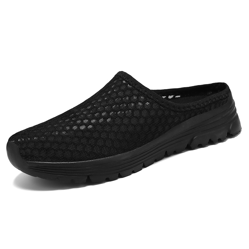 Zapatos de mujer de verano de malla de tamaño grande medio remolque transfronterizo zapatos transpirables para niños con suela suave no cansada zapatos casuales con un solo zapato image 6