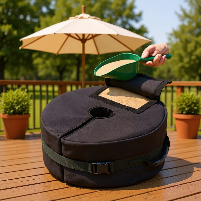 跨境圆形户外遮阳伞沙袋沙包雨棚广告遮阳棚展示篷支撑架固定配重