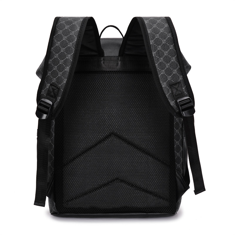 Herren Rucksack Mit Karomuster, Großer Laptop Rucksack Für Reise_voghion.com