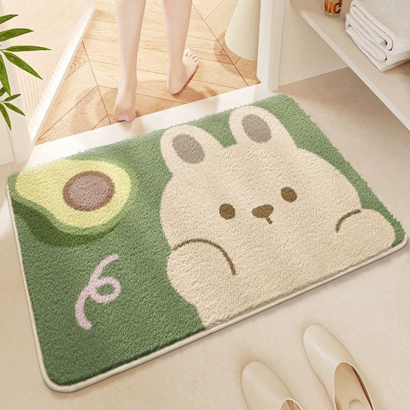 Коврики для ванной комнаты для домашних животных устойчивы к грязи и нескользящие коврики для ног Туалет в дверях, имитация кашемировых ковриков в гостиной оптом