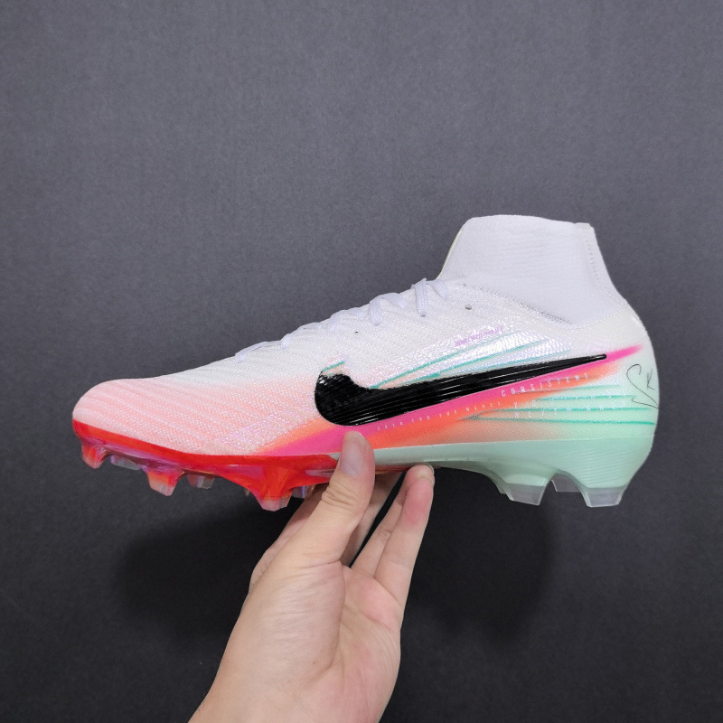 Mercurial Assassin 16 Practical Football Shoes Men's High-Top Knitted Rubber Spike Sneakers Youth Training Shoes Mercurial Assassin 16 Practical Football Shoes Men's High-Top Knitted Rubber Spike Sneakers Youth Training Shoes