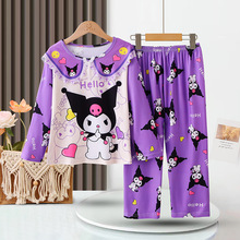 童装女童春季新款儿童衣服宝宝睡衣女童春装宝宝套装春款家居服夏