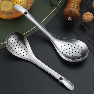 Wo Customized Stainless Steel Pepper Colander Kitchen Noodles Fishing Artifact Dumpling Noodles Fishing Spoon Frying Net