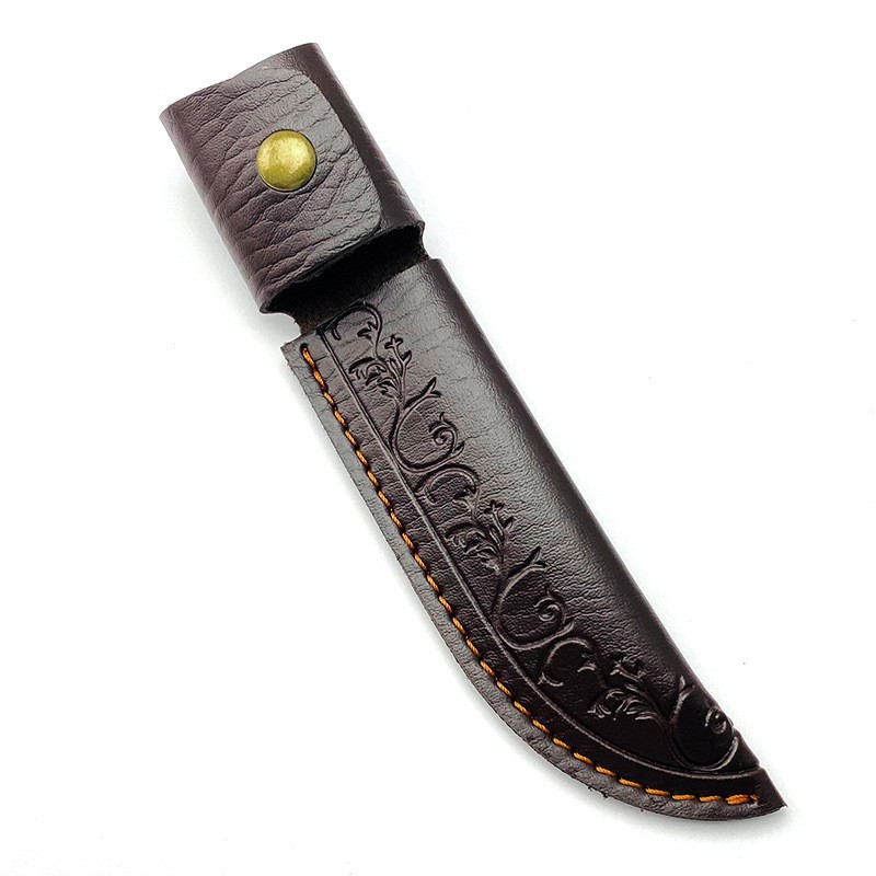 Factory stock straight knife sheath, knife cover, leather sheath, portable knife sheath, knife protective cover, hand-held butcher knife sheath, leather sheath, can be hung on the waist