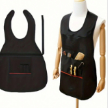 Peluquería pequeña ropa de trabajo estilista de pelo ropa de trabajo delantal de corte de pelo Cafetería ropa de trabajo chaleco en stock transfronterizo