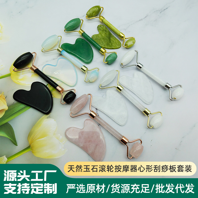 Double-sided crystal jade