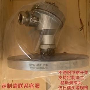 Electroco Stainless Steel Float Switch Hersman Joint High Temperature Resistant Waterproof Imitation Japanese Flange 304/316 Production