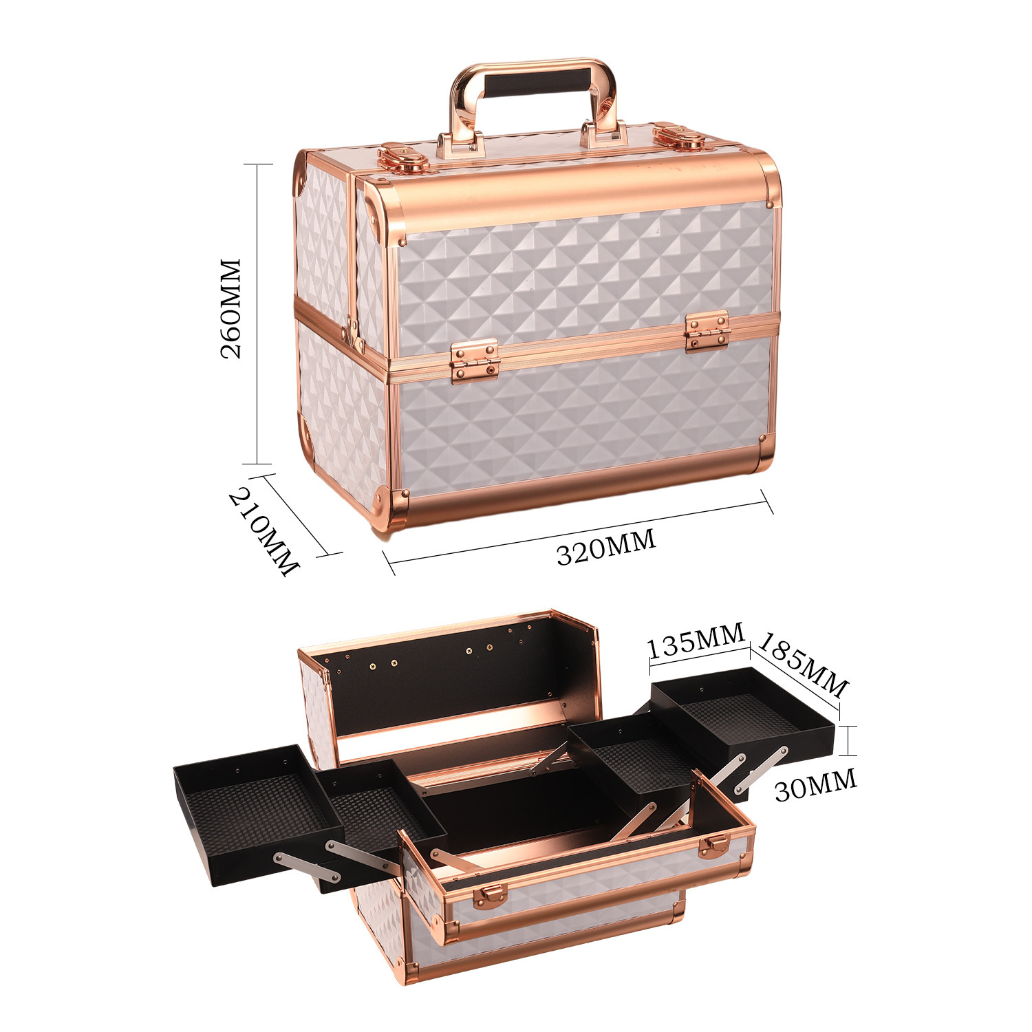 Cubo de agua de platino