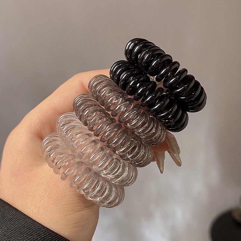 Lazo de cabello de línea telefónica de alta calidad cuerda de cabello femenina 2025 nueva banda de cabello de alta gama de alta elasticidad cuerda de cabello de cabello duradera