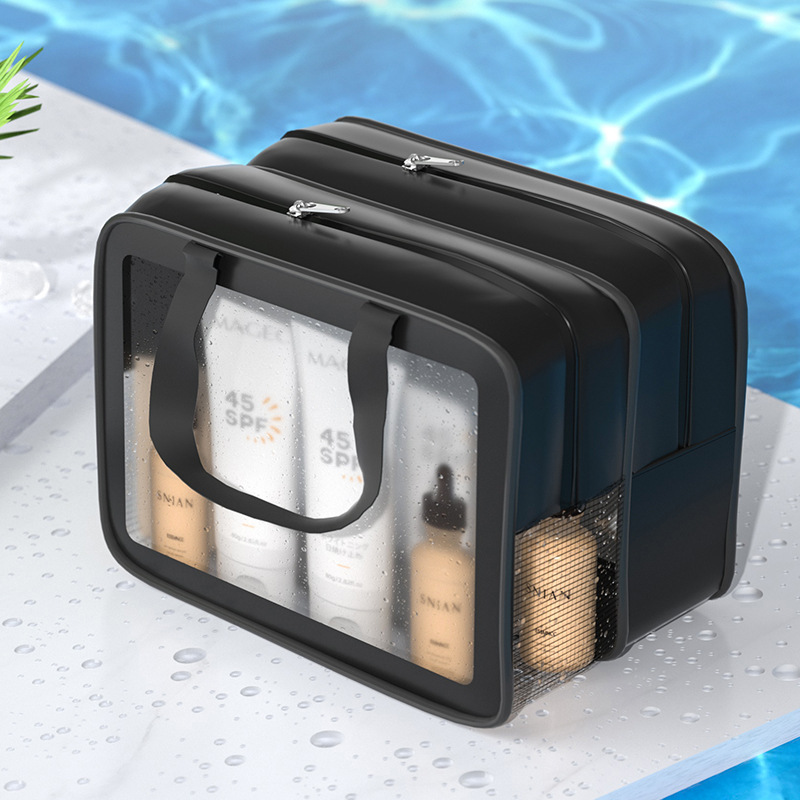 旅行用トイレタリーバッグ メンズ 出張 乾湿分離 2022 新しいスタイル レディース インターネットセレブ バスバッグ 防水 ラージ マルチ|undefined