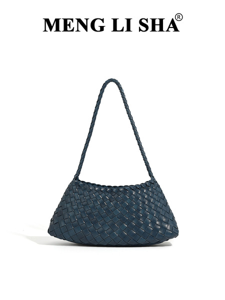 Retro woven universal one-shoulder bag