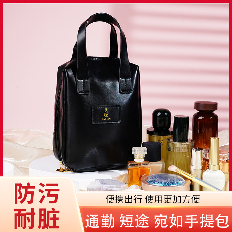 Bolsa de cosméticos nueva de 2024 con gran atractivo estético, gran capacidad, bolsa de almacenamiento portátil para viajes, bolsa de aseo impermeable.