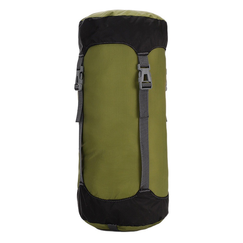 Bolsa de compresión para saco de dormir de camping, bolsa de almacenamiento popular transfronteriza, bolsa de almacenamiento para exteriores, bolsa de compresión para almacenamiento al aire libre