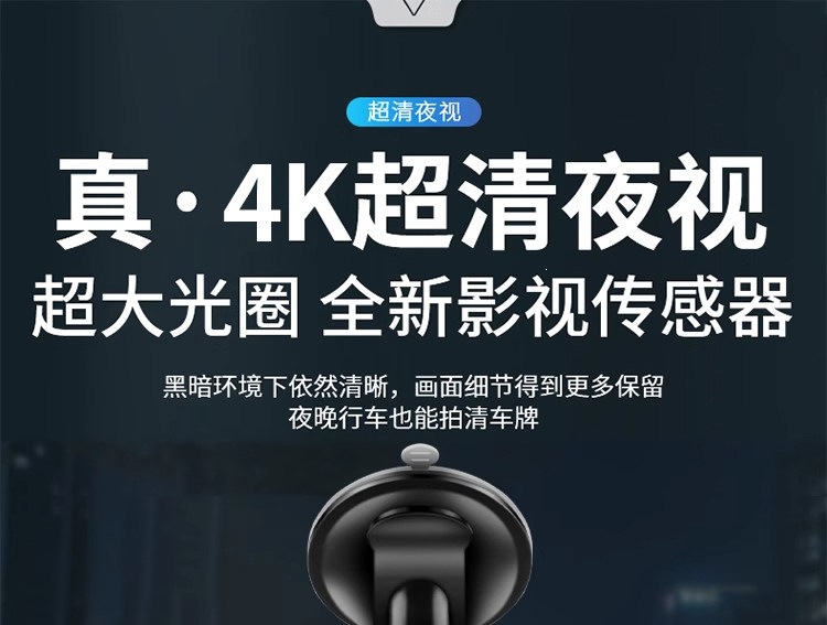 Suitable for the 2026 new model of the Renwoyou ultra-high-definition brand dashcam, no-wiring reverse camera with 360-degree front view