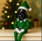 2025跨境爆款tormtrooper Christmas Elf Doll星球大战圣诞节饰品|undefined