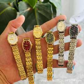 凸面小椭圆表盘女表条钉女士手表休闲轻奢腕表女网红同款热销批发