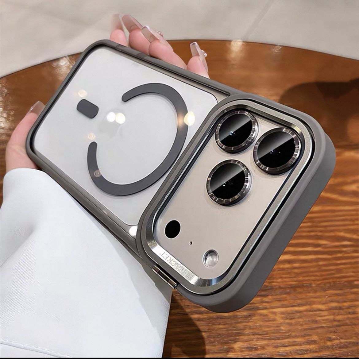 Soporte de lente succión para iPhone18PROMAX caso de teléfono con colgante Apple 17 película de lente anti-caída 16