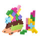 Stacked high hedgehog balance blocks kindergarten children Tetris wooden toys