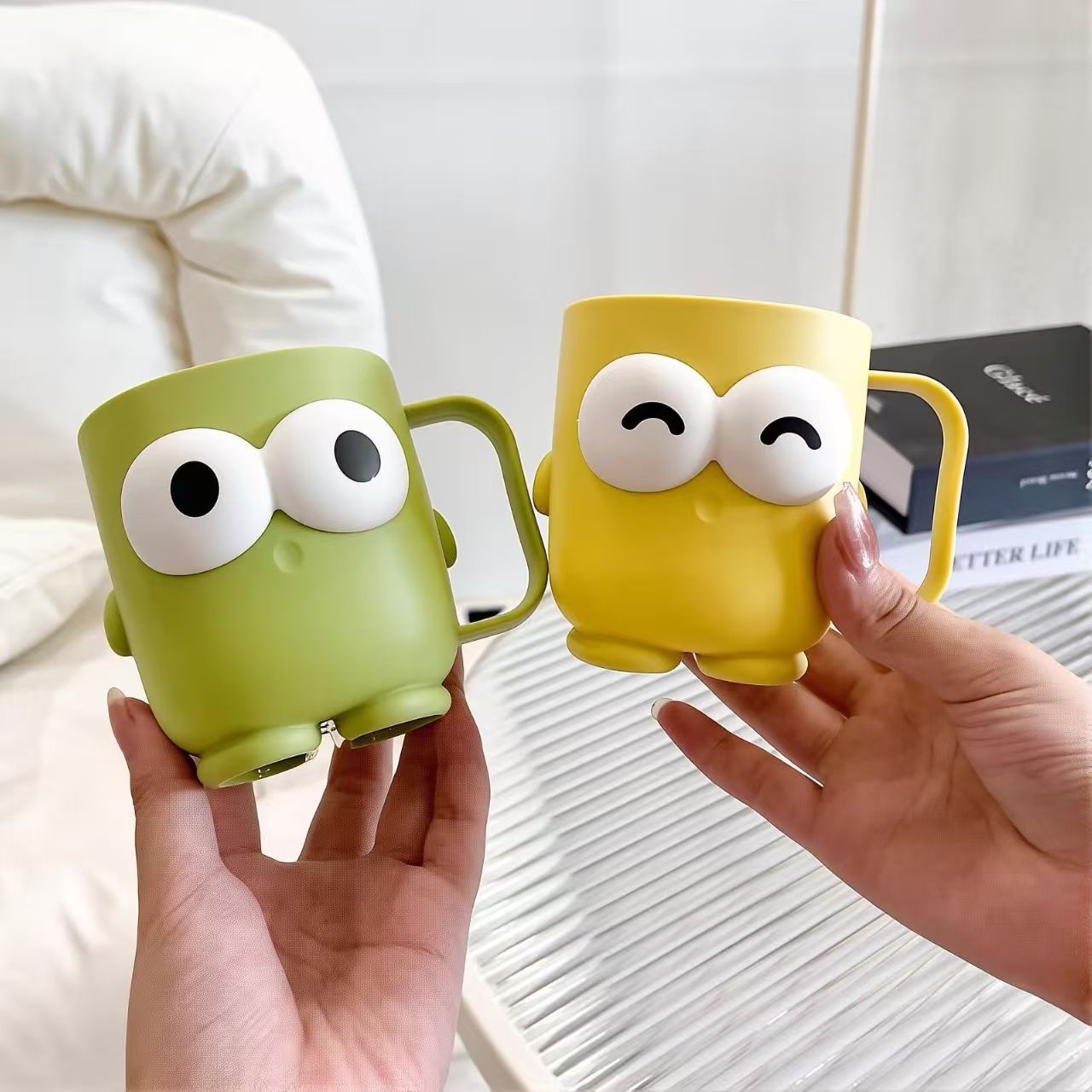 Creative Toothbrush Cup For Couples And Students For Dormitory_voghion.com