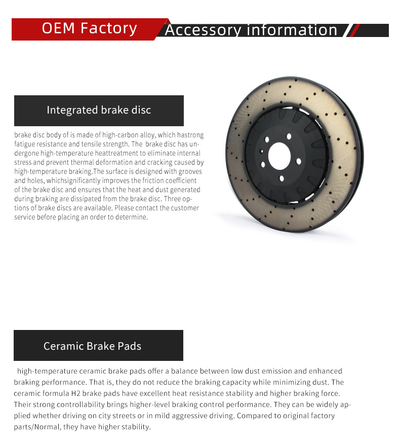 9N Large 6-Piston 380-410mm Brake Disc Brake Caliper Suitable for Akebono Q3 Q5L Q6 Q7