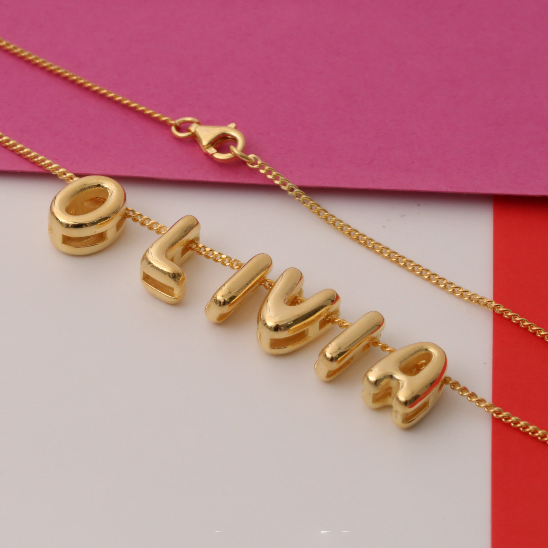 2g Weight Pendant Jewelry Making Type Copper Chain Material 1 Piece, 1 Set Quantity Daily Occasion Copper Material Letter Pattern All Seasons Season Women's Gender Plating Design Simple Style Style Wholesale Jewelry Simple Style Letter Copper Plating 3