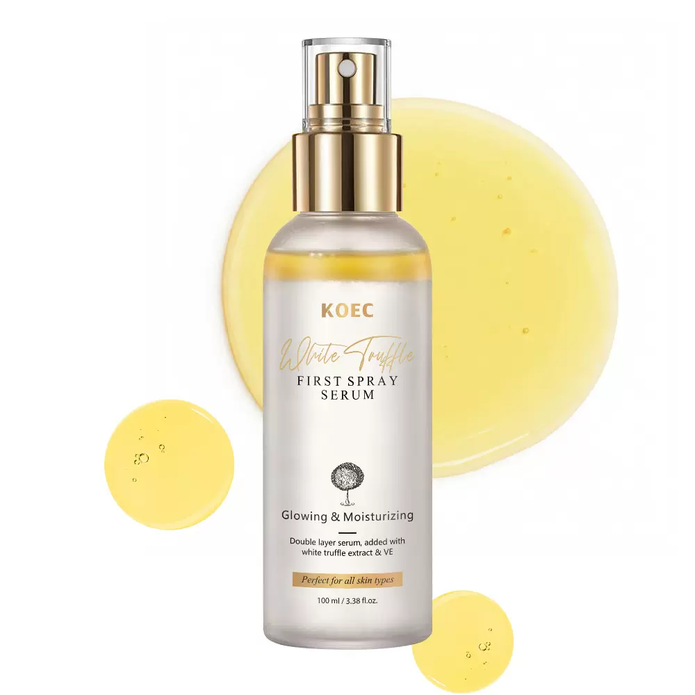 KOEC跨境白松露喷雾精华面部补水保湿定妆喷雾亚马逊跨境爆款批发
