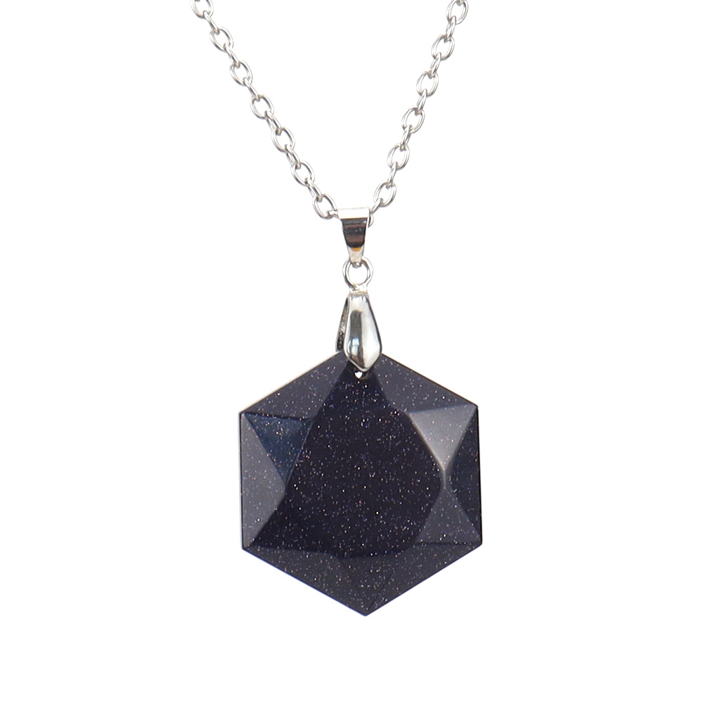 Simple Style Water Droplets Crystal Handmade Pendant Necklace 1 Piece