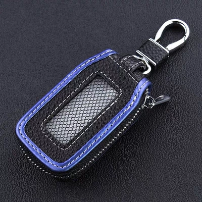 Car key bag and Personalized, Unisex Style, Creative Key - blank-without-logo-blue-border-black
