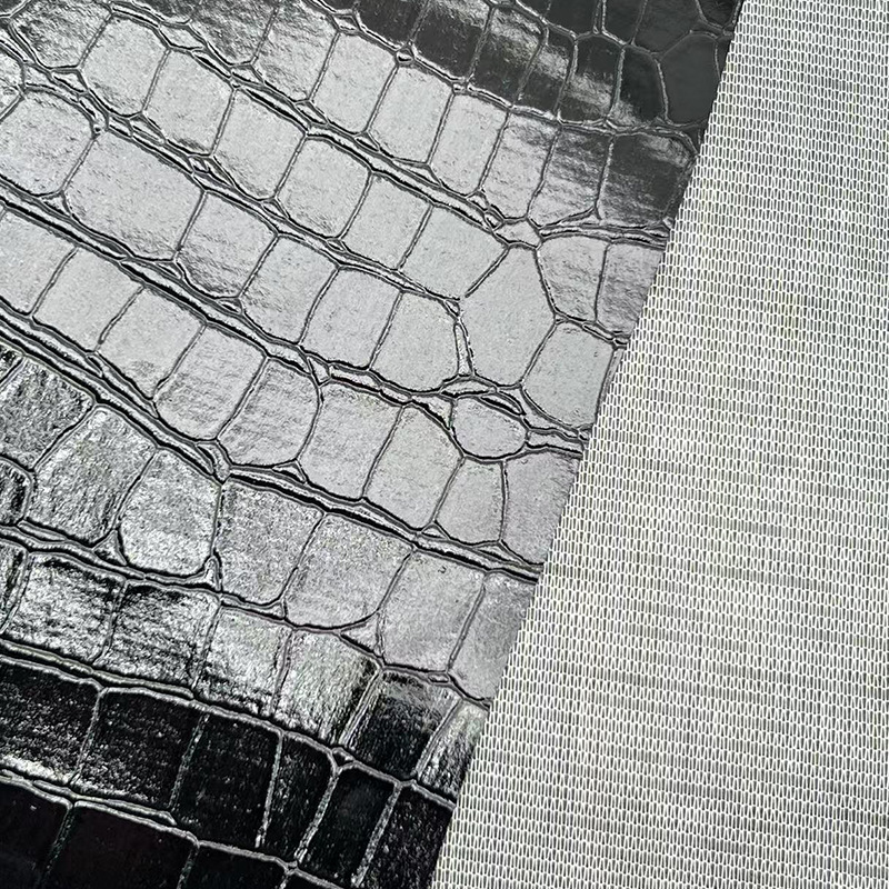 Cuero de cocodrilo brillante PVC tacones altos punta antipatada caja de joyería negro álbum de fotos caja de regalo embalaje de cuero