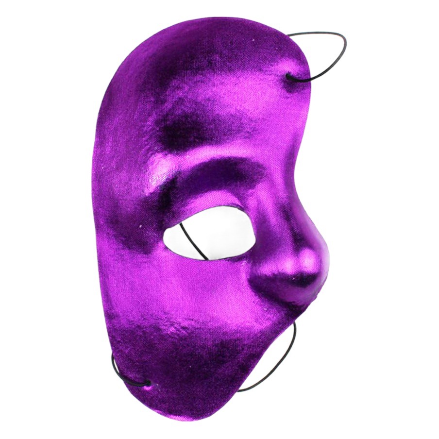 Misterioso drama Phantom media cara de los hombres y las mujeres máscara de la mascarada del partido del traje máscara de rendimiento de Jazz reunión Anual Accesorios