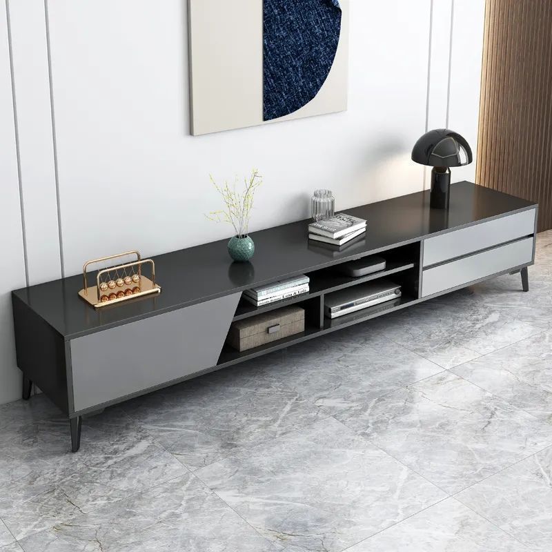 Tv Cabinet Living Room Household Small Apartment 2025 New Storage Cabinet Storage Integrated Modern Simple Tv Cabinet