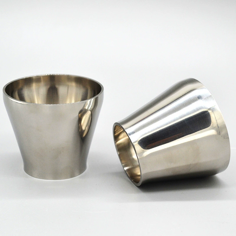 Бесплатная доставка, сварные большие и малые головки из нержавеющей стали 304, внутренне и внешне полированные трубные соединения переменного диаметра, санитарные концентрические эксцентрические прямые соединения.