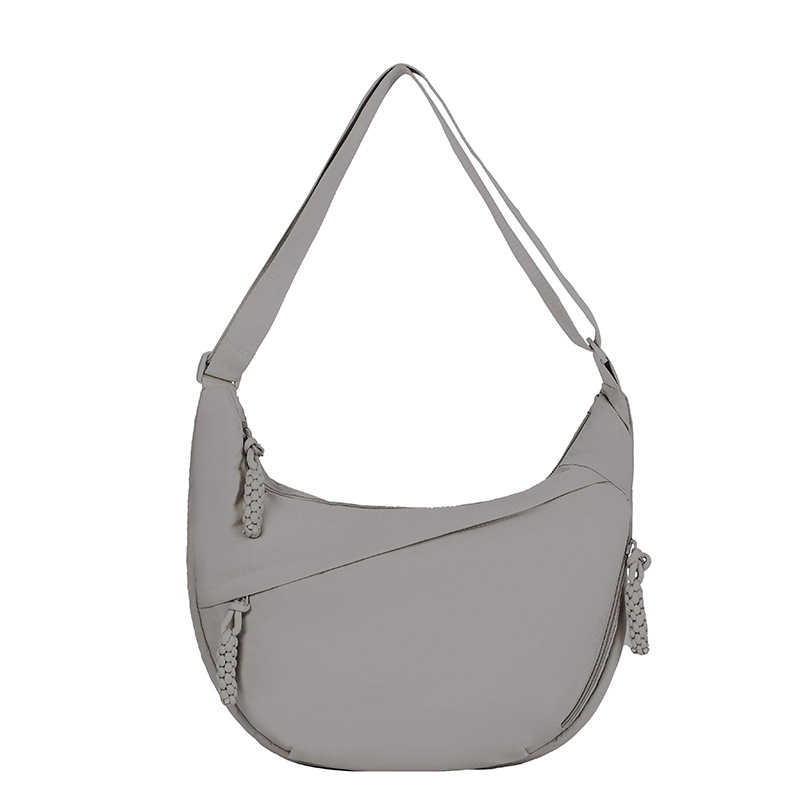 Fashion Lightweight Large Capacity Shoulder Bag For Women, Waterproof Nylon Crossbody Dumpling Bag For Students And Commuting - Thumbnail 3