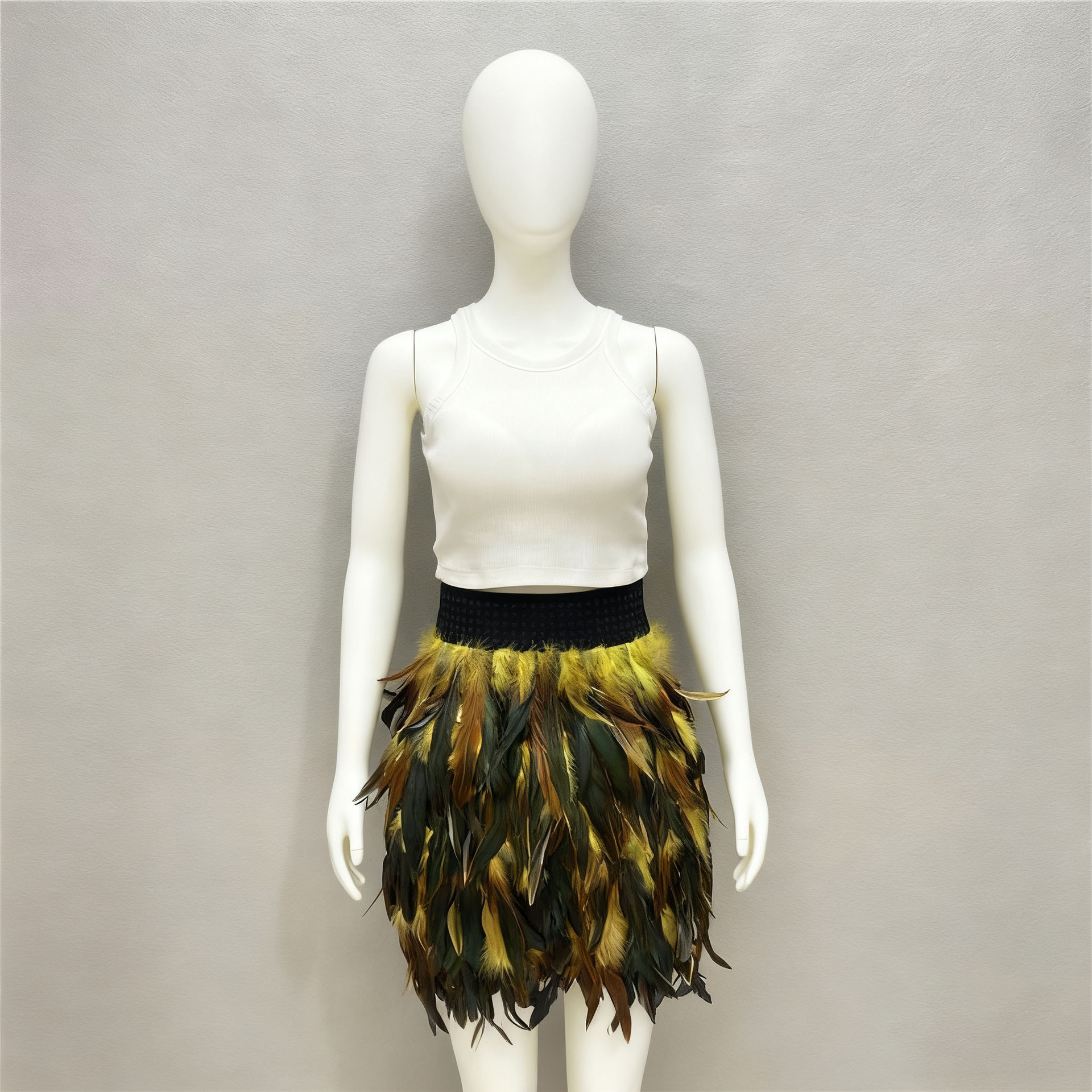 Amazon comercio exterior Europa y América plumas falda corta ropa deportiva femenina lucha libre mano cos uniforme vestido vestido vestido vestido TK