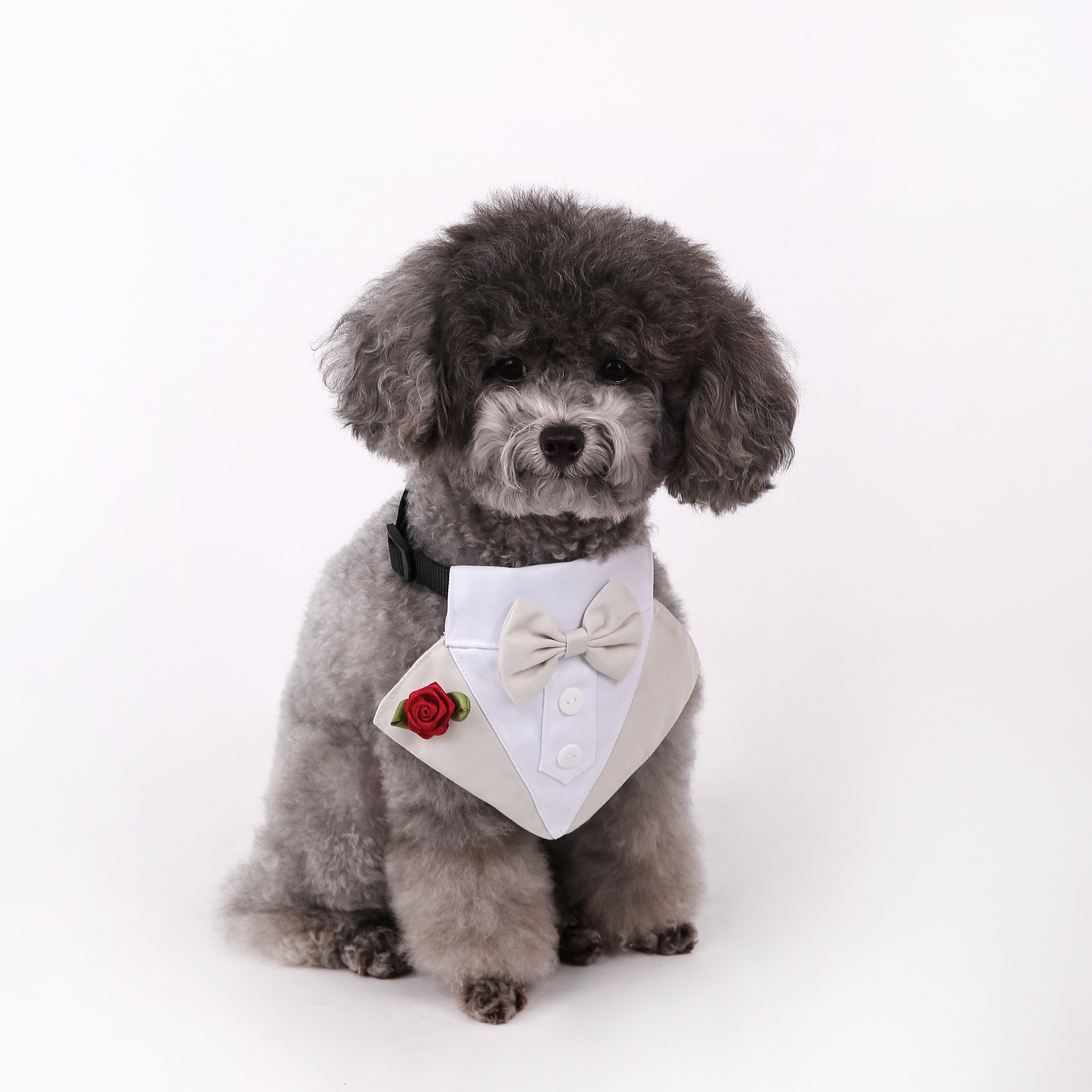 Navidad Año Nuevo transfronterizo nuevo estilo británico trajes de boda toallas de boda toallas de triángulo bufandas para mascotas