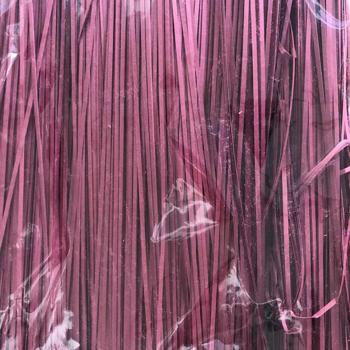 스트레이트 실크 버건디