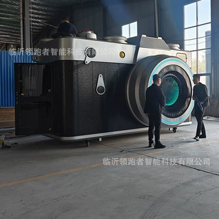 复古照相机餐车 定制款网红打卡小吃车 户外移动售卖餐车网红餐车