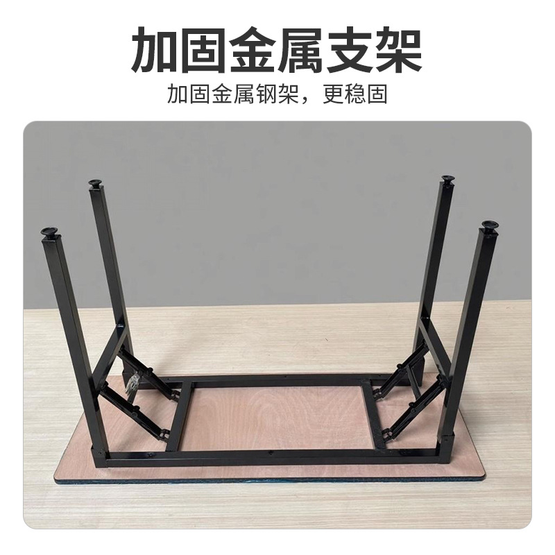 Simple Folding Training Table, Office Conference Table, Catering Stall, Outdoor Portable Long Table, Rental House Dining Table