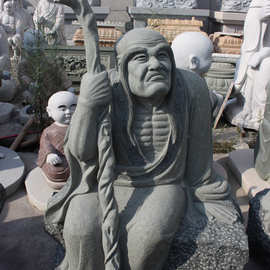 昆明筇竹寺五百罗汉石雕像图片 重庆罗汉寺寿山石罗汉整石雕刻