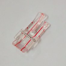 [厂家直供]多功能缝纫机用直缝压脚/中心直线压脚塑料602