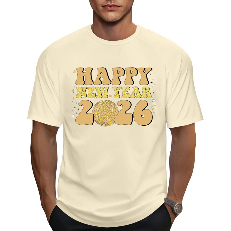 Happy New Year Shirt Mens 2026 New Year's Eve Party Countdown Happy New Year Shirt Mens 2026 New Year's Eve Party Countdown